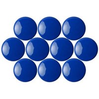 Quartet Magnetic Buttons 30mm Blue 8 Pack