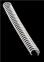 Fellowes Binding Coil 34 Loop 6mm A4 White 100 Pack