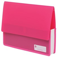 Marbig Polypick Heavy Duty Document Wallet A4 Pink