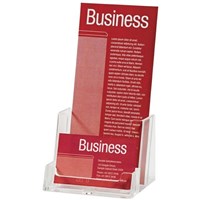 Esselte DL Brochure  Business Card Holder Clear