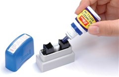 Shiny PreInked Stamp Refill Ink 10mL Blue