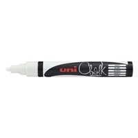 Uni PWE5MWH Chalk Marker 25mm Bullet White
