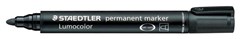 Staedtler 352 Lumocolor Permanent Marker Bullet Point Black 12 per Box