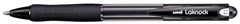 Uni Laknock Ballpoint Pen 1mm Black 12 Box