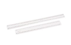 Marbig Ruler Plastic 30cm Clear