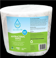 CleanLIFE Hand and Surface Wipes 150 x 150mm 1000 Refill Bags Each
