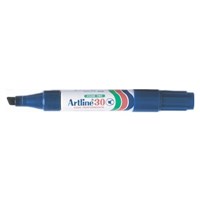 Artline 30 Permanent Marker Chisel Blue Each 12 per Box