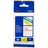 Brother TZe262 Labelling Tape 36mmx8m Red on White