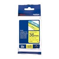 Brother TZe661 Labelling Tape 36mmx8m Black on Yellow
