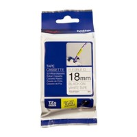 Brother TZeFX241 Labelling Tape 18mmx8m Black on White
