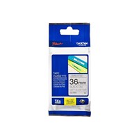 Brother TZeM961 Labelling Tape 36mmx8m Black on Silver Matte