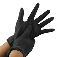 Bastion Nitrile Powder Free Black Disposable Large Pack 100 10 per Carton