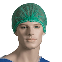 Bastion Polypropylene Crimped Beret 21 inch Green Carton 1000