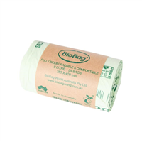 BioBag General Use Bin Liners 8L 55 Bags Roll