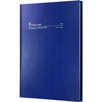 Collins Kingsgrove Diary 1 Day to a Page Blue A4