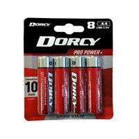 Dorcy 8AA Alkaline Batteries 10 per Box