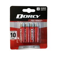 Dorcy 8AAA Alkaline Batteries 10 per Box