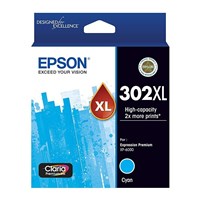Epson 302 C13T01Y292 High Yield Ink Cartridge Cyan