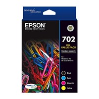 Epson 702 C13T344692 Ink Cartridge BCMY Value Pack