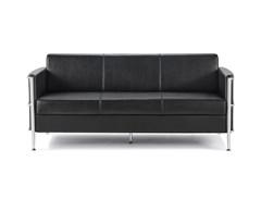 Eclipse 3 Seater  Black PU