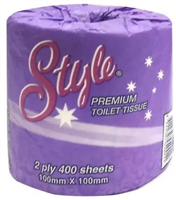 Style Toilet Tissue 2 Ply 400 Sheet 48 Rolls