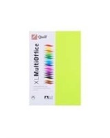 Quill Office Paper A4 80gsm Fluoro Green Pk500