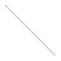 Sabco Aluminium Rib Handle White 25mm x 1450mm Each
