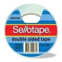 Sellotape Double Sided Tape 12mmx33m Medium