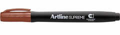 Artline Supreme Permanent Marker Chisel Brown Box 12