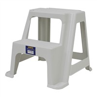 Syneco Step Stool 2 Step Grey Up To 100kg