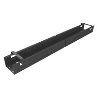 Telescopic Desk Mount Cable Tray  Black