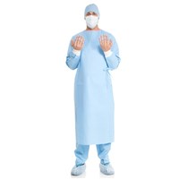 Medline Ultimate Poly Reinforced Impervious Surgical Gown XL Box 24