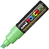 Uni Posca Marker Chisel 8mm Fluoro Green