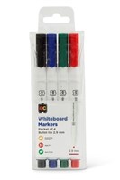 Educational Colours Whiteboard and Glitter Marker Thin 4 Set