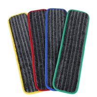 Sabco UltraClean Microfibre Antibacterial Flat Mop Pad Blue 10 Pack